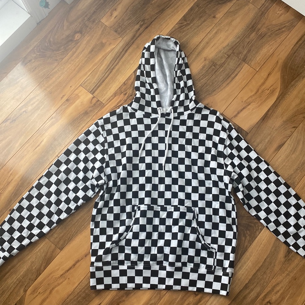 Checkered Sweatshirt- Never Worn!